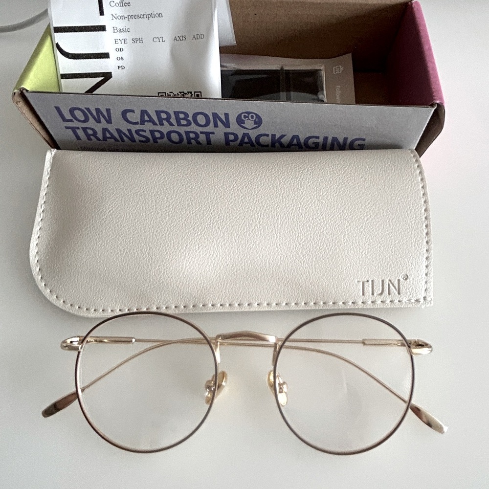 TIJN HENK eyeglasses in coffee NEW